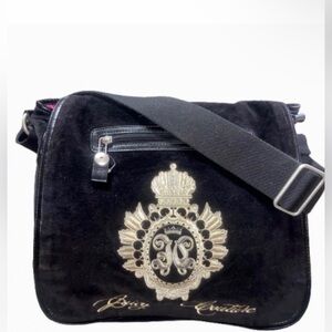 Juicy Couture vintage 2002 velour messenger bag excellent used condition